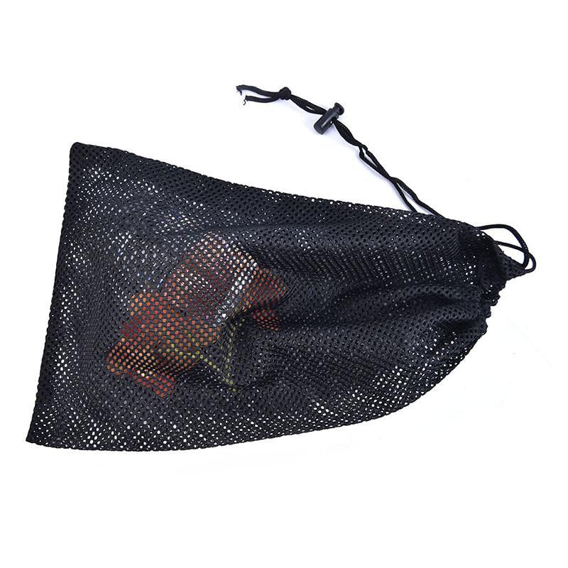 Bao Lưới Đựng Đồ, Chất Liệu Nylon Bền, Dây Rút, Thích Hợp Cho Túi Giặt, Rửa, Đồ Chơi Bãi Biển, Du Lịch 6