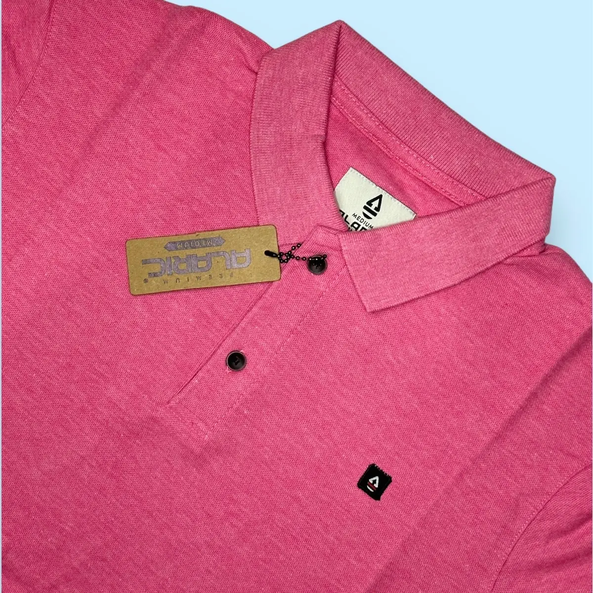 Kaos kerah alaric original polos/baju kaos kerah polo alaric terlaris Katun Baju Pria Panjang