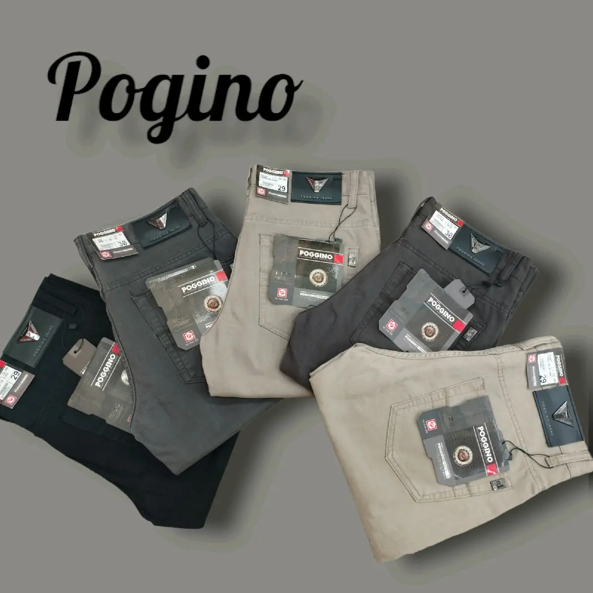 celana pogino katun kanvas original Pria