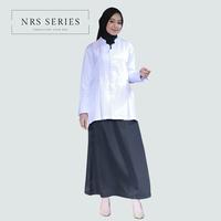 Gambar NRS Series - Baju PDH Putih Seragam Dinas Pemda PNS Wanita Terbaru - hitm putih set rok A, S dari NRS Series_NEW Kab. Tasikmalaya 1 Tokopedia