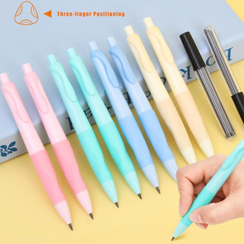 New HB Mechanical Pencils 2.0mm Correct Holding Pen Posture Automatic Pencils Writing Tool with Sharpener Propelling Pencil Students 0