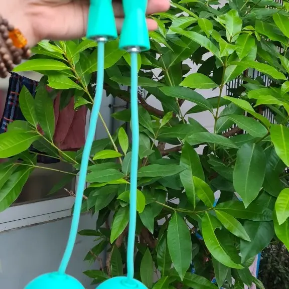 Nhảy dây không dây loại bóng lớn trong nhà sử dụng kép vòng bi nhảy dây cho người lớn học sinh và trẻ em thuận lợi nhay day dây nhảy  justfit 3