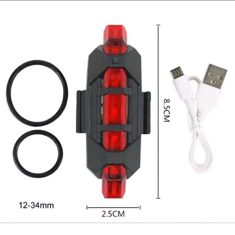 LAMPU SEPEDA BISA DI CAS ISI ULANG RECHARGABLE OUTDOOR 1