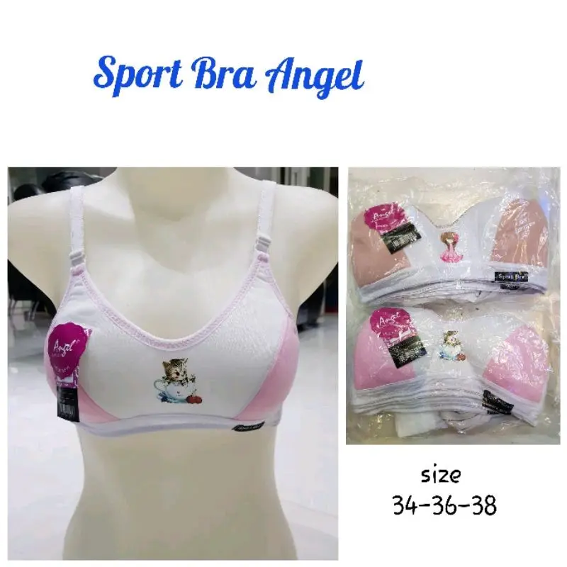 3 Pcs ANGEL Bra Anak Remaja Abg / BH Anak Perempuan Cantik Fashion Miniset