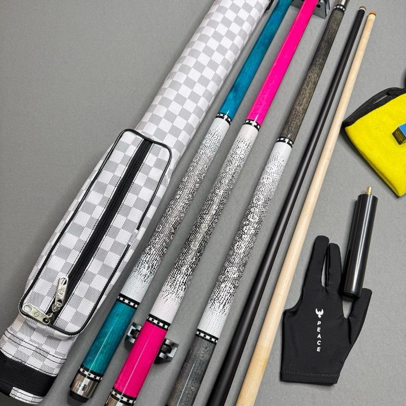 Cơ bida cao cấp KT Pro2 - ngọn cacbon sợi ( tặng kèm bao da, phụ kiện và nối chuôi) gậy k pro