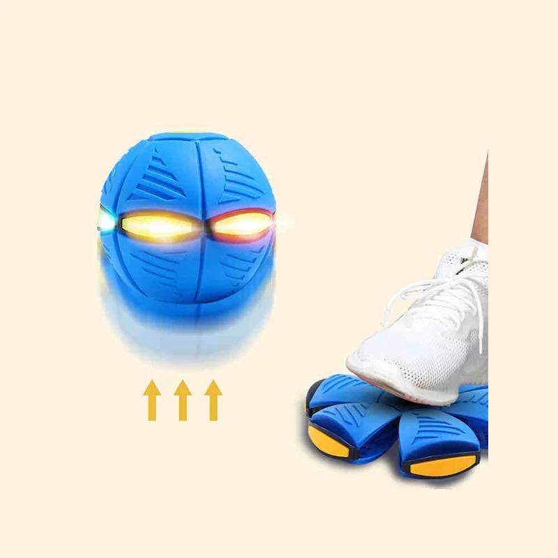 Product Introduction of WJM  NO LIGHT UFO Flying Ball Kids Throw Disc Magic Balls Led Light Boy/Girl Outdoor Sport Garden Beach Game Toy 34