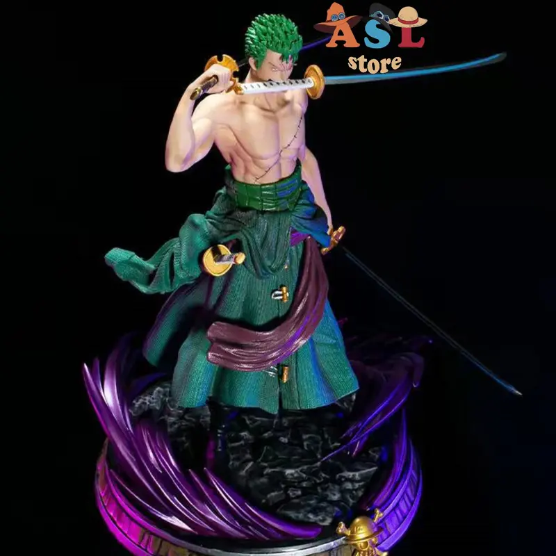 Mô Hình Zoro đứng cool ngầu 2 đầu  3 kiếm  3 haki ASL Shop Mô Hình One Piece Đồ Chơi Toy 6