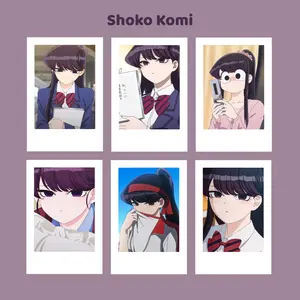 Polaroid Anime Komi Can't Communicate komi san