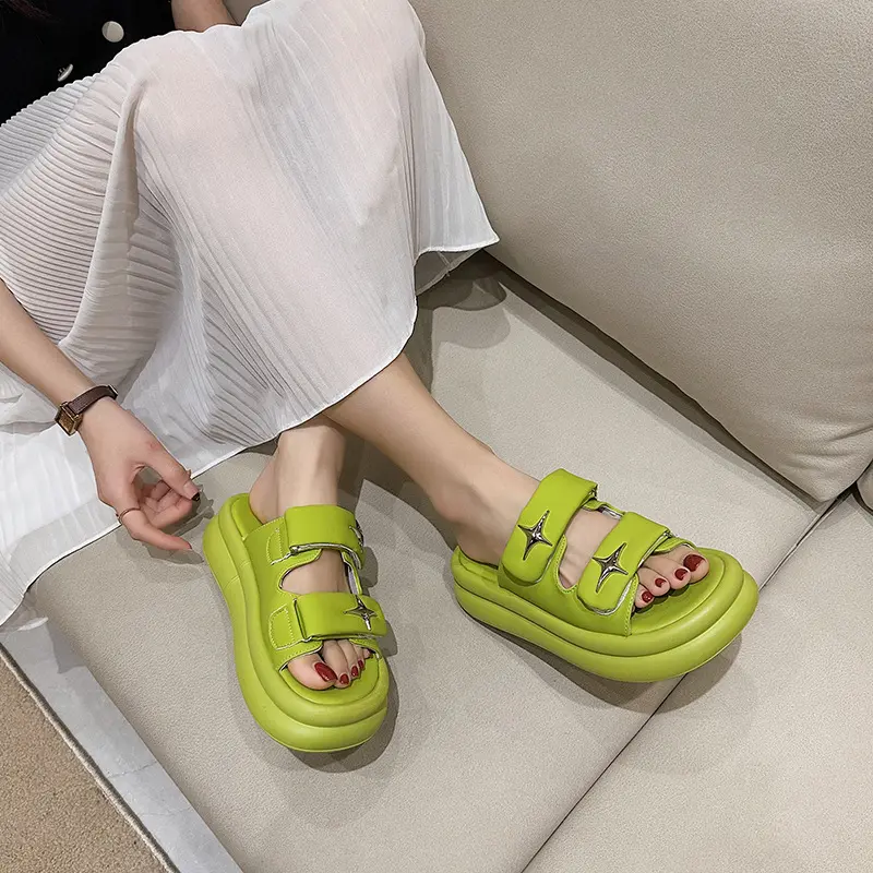 POS 892 Sandal Wedges Dove Slip On Wanita Premium Karet Cewek 8
