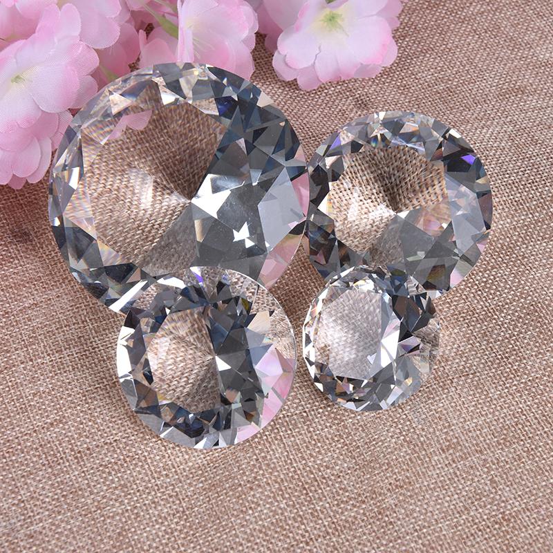 Product Introduction of Clear Paperweight Faceted Cut  Giant   Decor Craft 30