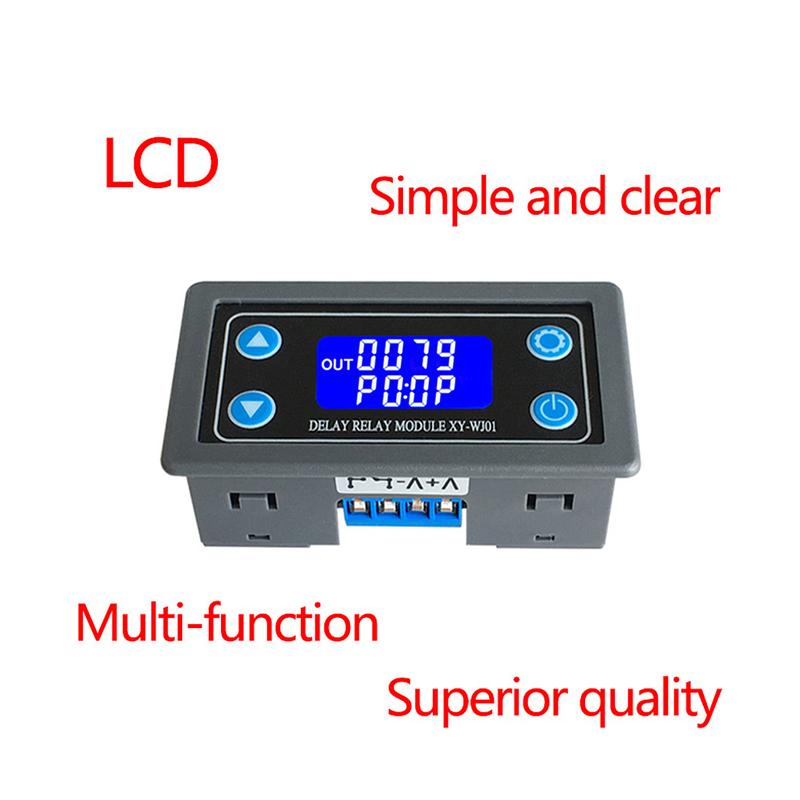 XY-WJ01 Verzögerungsmodul Mit Digitaler LED-Anzeige – Zykluszeitschaltung, 6–30 V, 8 Arbeitsmodi – Für Timing-Projekte
