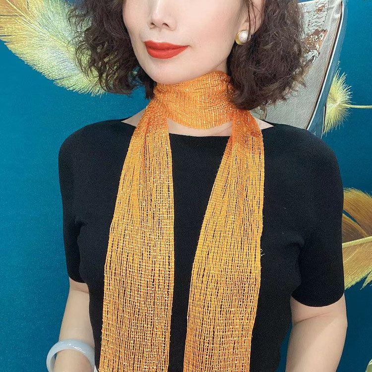 Product Introduction of Khăn Ruy Băng Phù Hợp Mọi Mùa, Duyên Dáng Và Thời Trang, Thích Hợp Cho Mùa Hè Của Phụ Nữ, [Ai Mei] 1