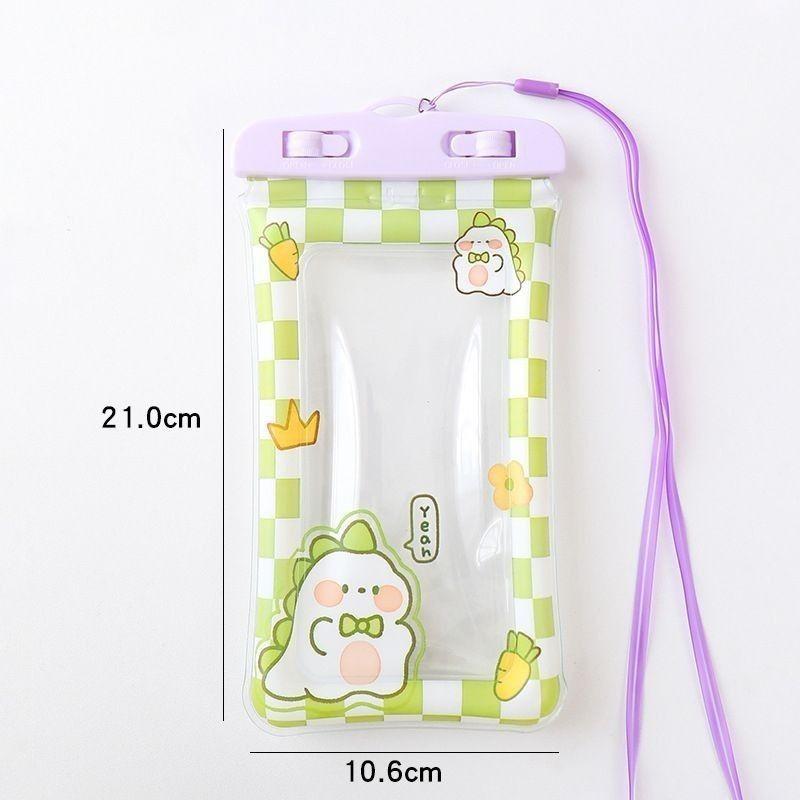 Túi bọc điện thoại chống nước viền phao nổi trên nước dùng khi đi mưa đi bơi đi du lịch nhiều hình thù 2