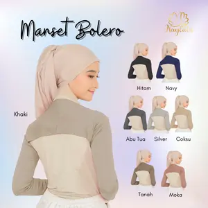 Manset Tangan Bolero Premium Naylatu dengan Bahan yang Adem dan Mudah Melar Muslim Panjang