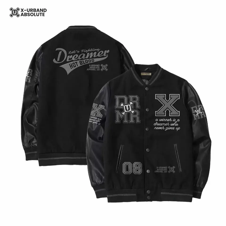 Jaket Pria Varsity Dreamer X Urband Hot Blood Absolute Pria Wanita Terbaru High Quality Best Seller