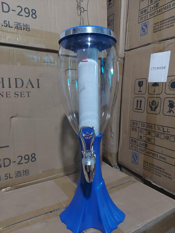 Tháp bia 2 lít HC298 và HC18 có đèn led 7 màu, lõi đá giữ lạnh, vòi rót Tháp đựng bia tươi giúp beer lạnh lâu cho quán nhậu, bar 5