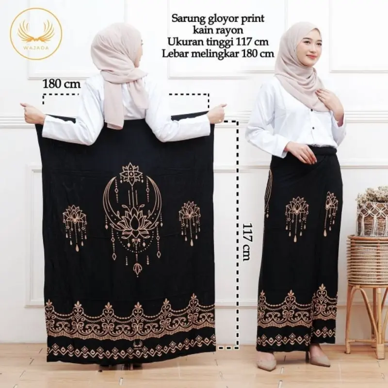 SARUNG BATIK WANITA/SARUNG GOYOR PREMIUM/ SARUNG SANTRIWATI/_TERLARIS_ SARUNG WAJADA AQIL