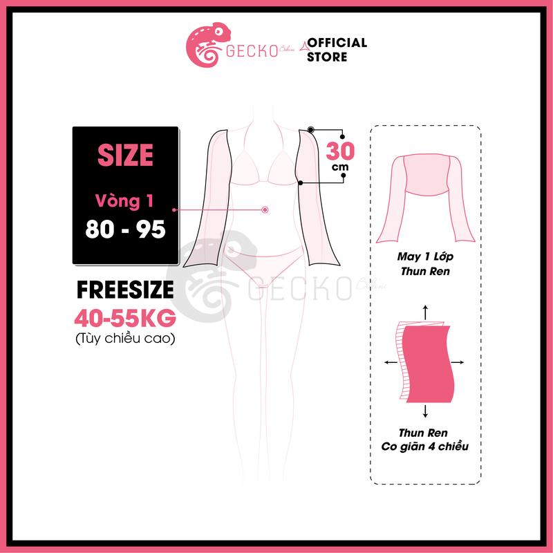 Áo Lưới Ren Cover GECKO Xuyên Thấu 3PK26 (Ảnh Thật, Nữ, Women, Top) Kem Thun 9