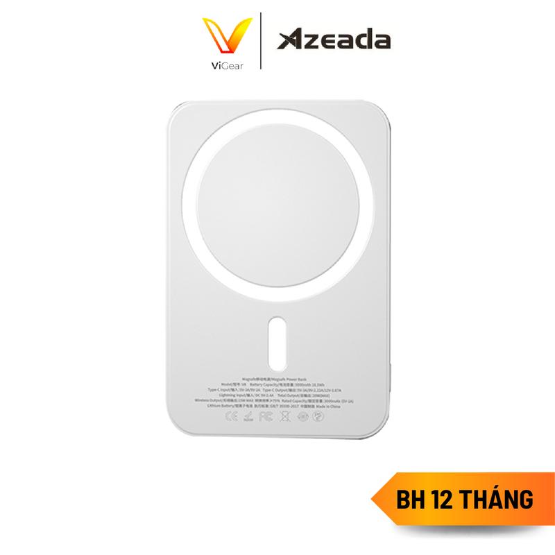 Pin Sạc Dự Phòng Không Dây Tích Hợp Nam Châm Azeada AZ-V10 10000 mAh sạc nhanh có cổng PD 20W Phụ Kiện