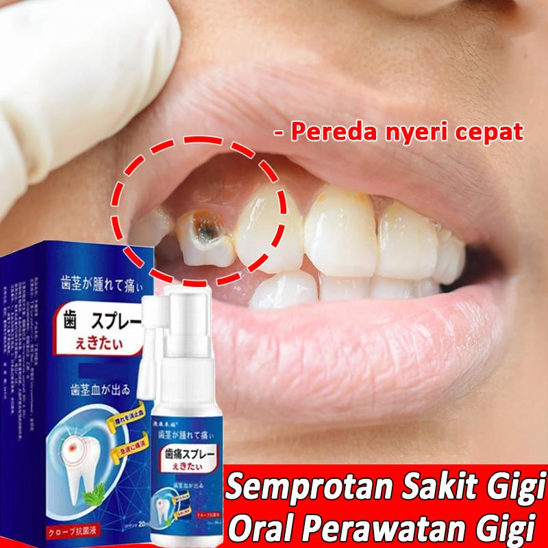 Japan Obat Sakit Gigi Berlubang Paling Ampuh Penghilang Gusi Bengkak Linu Ngilu Bernanah Nyeri Sariawan Anak Dewasa Cairan Tetes-Obat Gusi Bengkak Nyut Nyutan 20ml [B58]