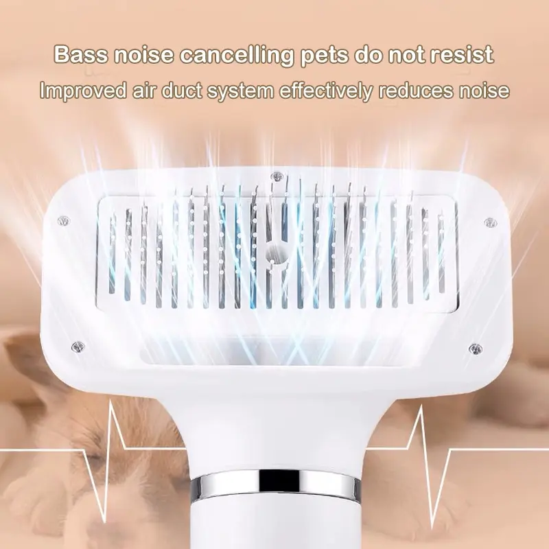 Pet Blower Hair Dryer Kucing Pengering Bulu Kucing Sisir Dan Blower 3 In 1 Grooming Hewan 5