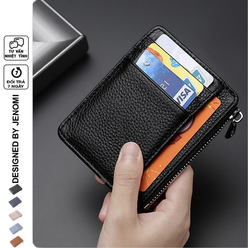Ví Nam Nữ Mini Kiểu Đứng, Bóp Da Nhỏ Gọn Đựng Tiền Và Thẻ ATM, CMND Tiện Lợi VD05