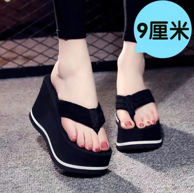 DÉP KẸP XUỒNG 9P ĐẾ LƯỢN SÓNG HÀNG CAO CẤP DéP Nữ Nữ DéP Shoes