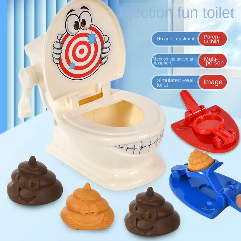 Đồ chơi nhà vệ sinh Catapult, đồ chơi mô phỏng, đồ chơi Tương Tác đôi, trò chơi bố mẹ-bé trên máy tính để bàn, sáng tạo, thời gian giết, Vui nhộn