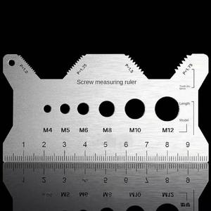 เครื่องมือไม้บรรทัดสำหรับวัดสกรู