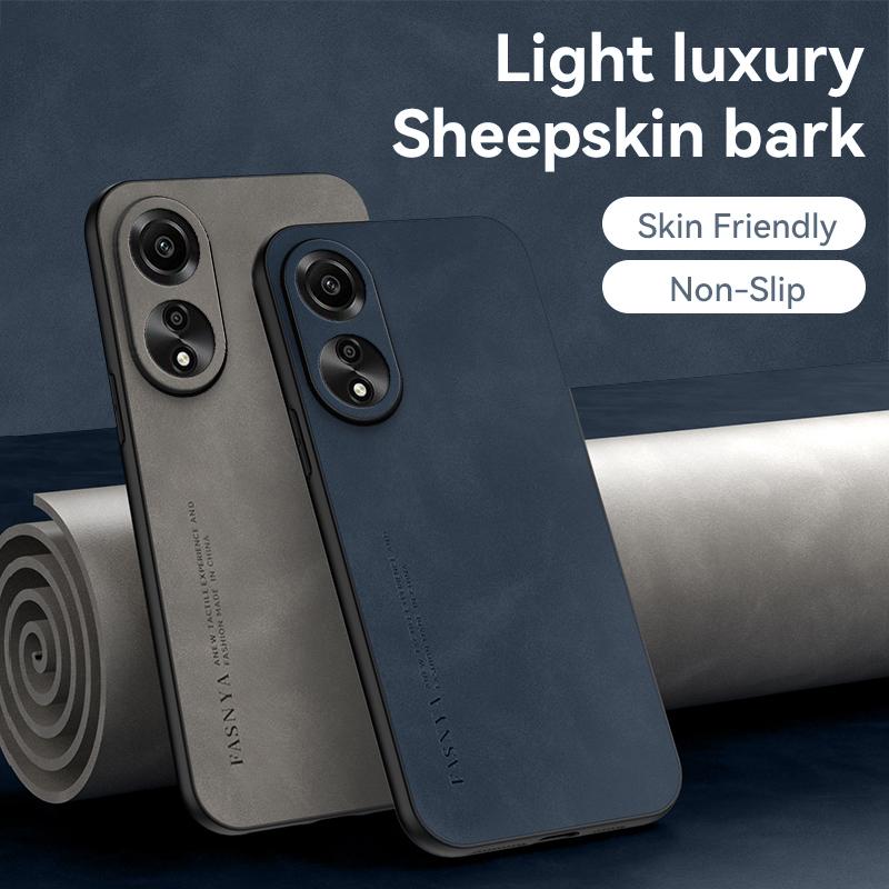 Ốp lưng OPPO A78 4G A 78 5G, viền silicon mềm, nắp lưng cứng, Ốp Điện Thoạida PU