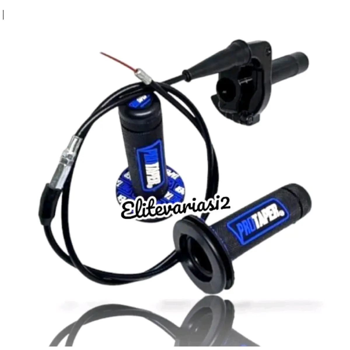 Gas Spontan YZ Plus dengan Handgrip Karet Donate untuk universal Motor Bebek Vega, Jupiter, Satria KLX, Vorce One dan Lainnya - Accessories Kendaraan Motorcycle