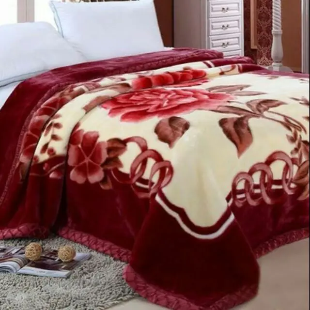Chăn lông tuyết siêu ấm  đại hàn cao cấp  dày, cực kì ấm áp ( cân nặng của chăn 0.9kg_1 .8kg )