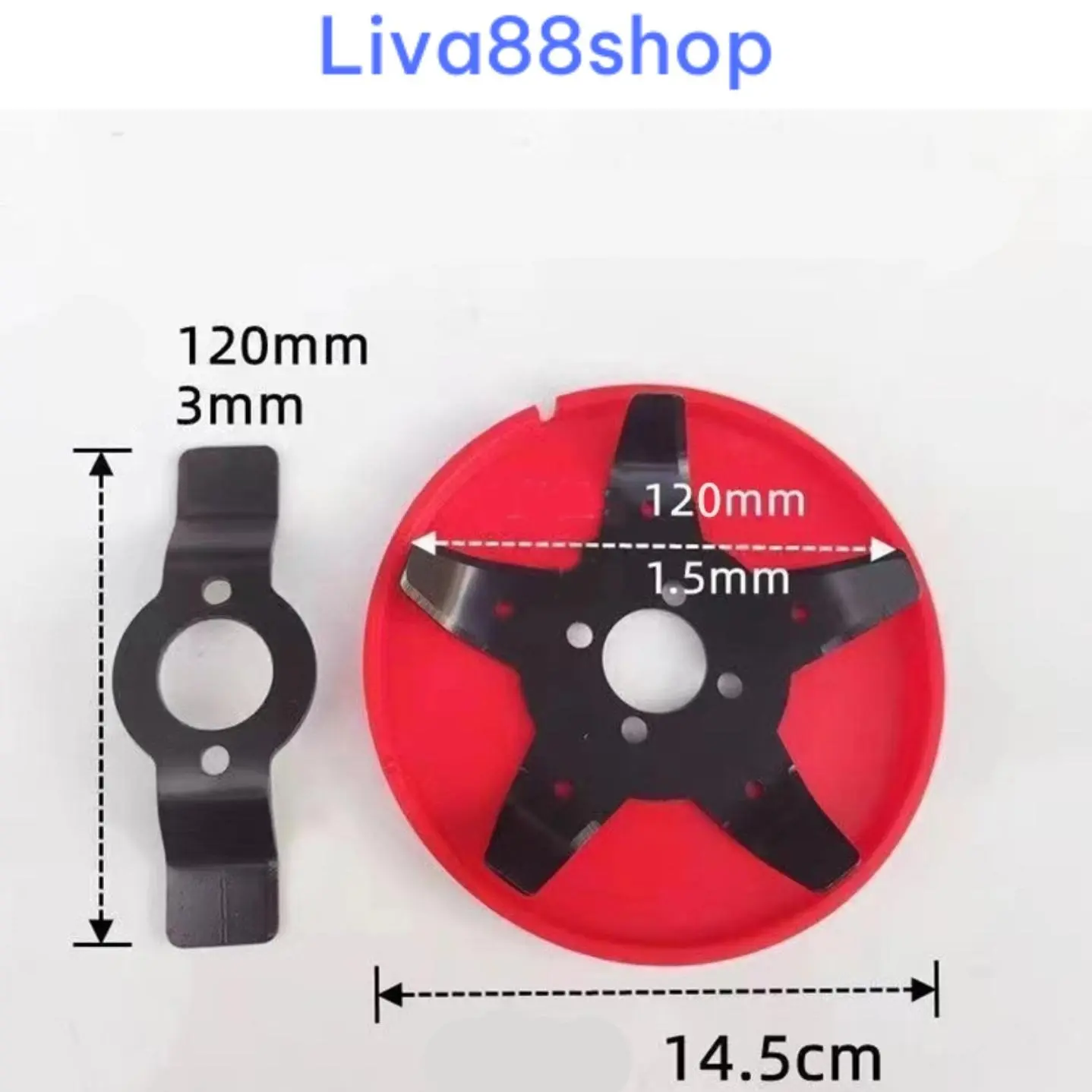 Lưỡi Dẫy Cỏ An Toàn ,Lưỡi Cắt Cỏ Tận Gốc 5 Cánh