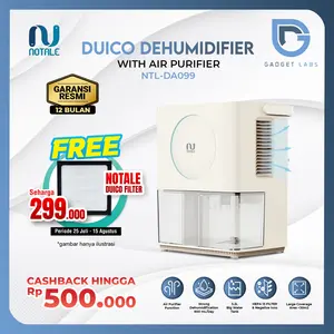 Notale Duico Dehumidifier With Air Purifier Penyerap Lembab Kelembapan Dan Pembersih Ruangan