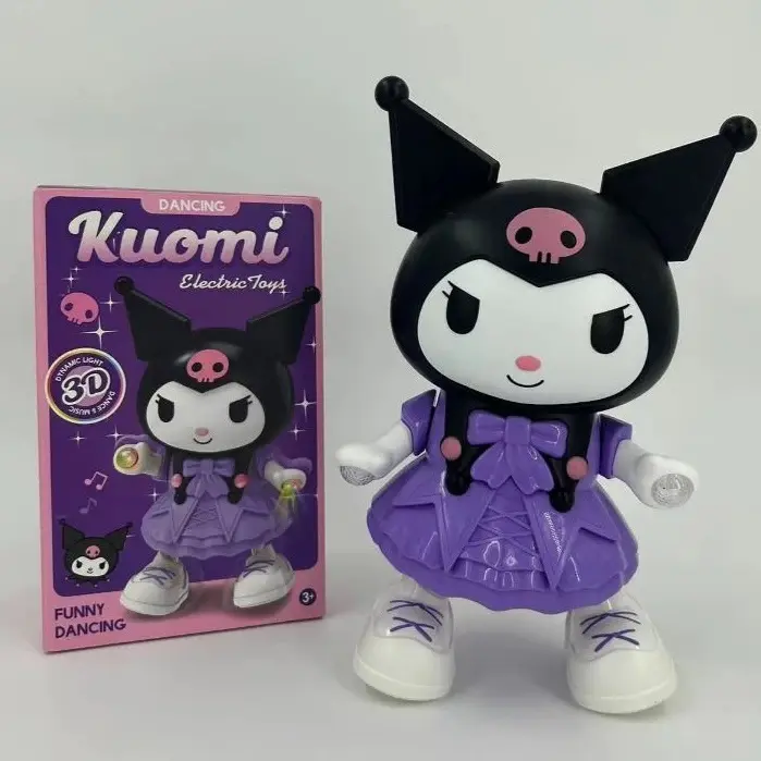 2024 new Dancing Girl kuromi  the First Toy with Sounds and Lights