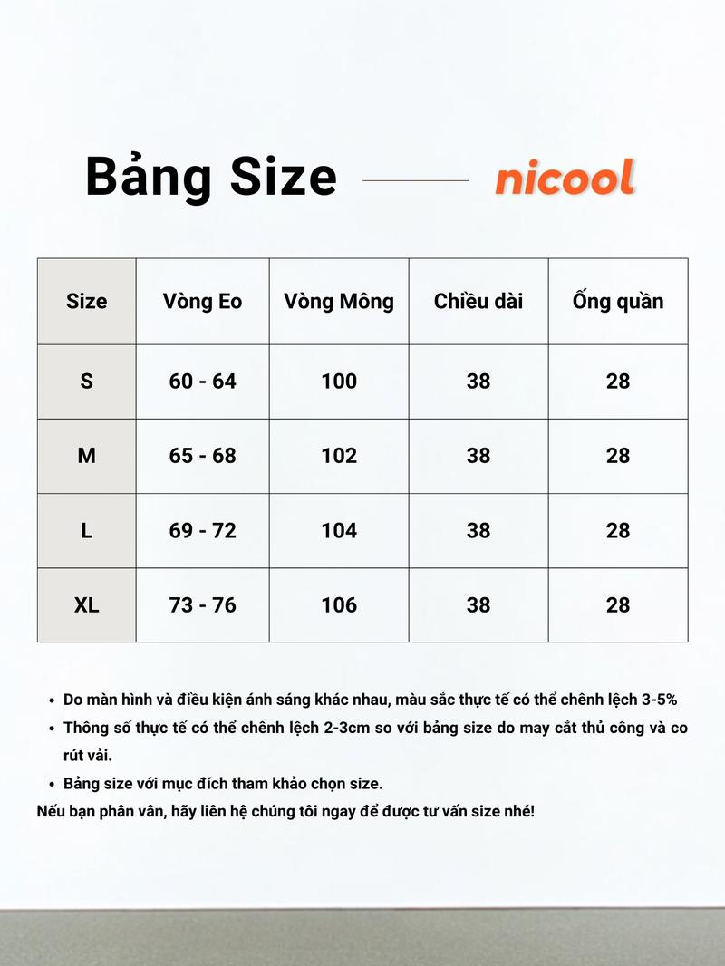 Product Introduction of Quần Short Jean Nữ, Quần Đùi Nữ Form Ngắn Trẻ Trung Năng Động Nicool N41-D2 0