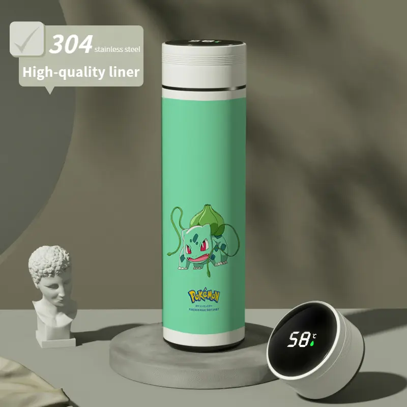 Cốc Uống Nước Bằng Thép Không Gỉ 304, Thiết Kế Pokémon, Bao Gồm Ash Ketchum Và Pikachu, Bình giữ nhiệt Chân Không Hai Chiều, Thích Hợp Cho Học Sinh, Chai Chất Liệu An Toàn Cho Bé, Lý Tưởng Làm Quà Tặng Sinh Nhật 8
