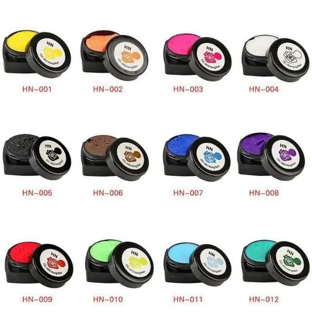CREAM HN 3D BUNGA 3D NAIL ART