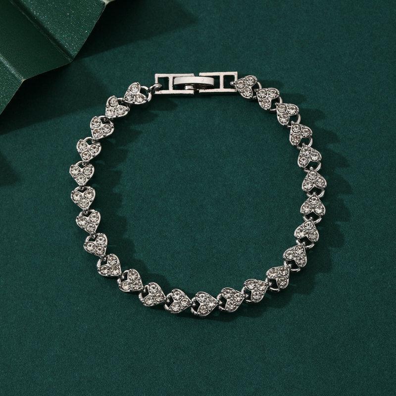 Product Introduction of Fashion Charm Tennis Bracelet for Women Crystal Zircon Jewelry Adjustable Gold Color Silver Color Chain Bracelets Gift 9