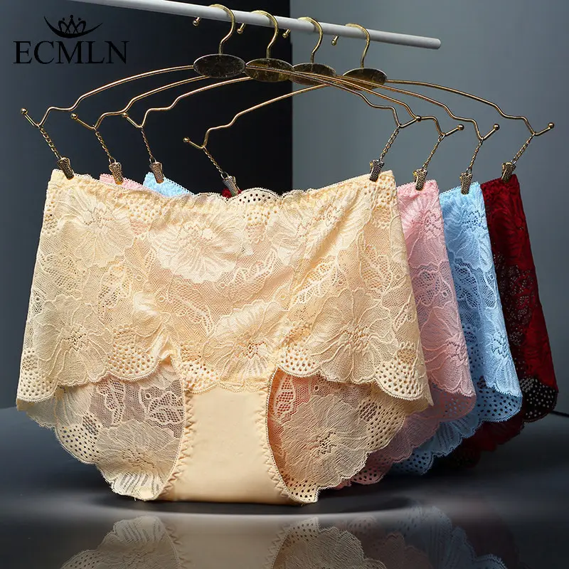 Quần Lót Ren Cạp Cao Dành Cho Nữ, Gợi Cảm Và Mềm Mại, Với Thiết Kế khoét, Đồ Lót Ngoại Cỡ Thoáng Khí, L-2XL, Đồ Lót Nữ