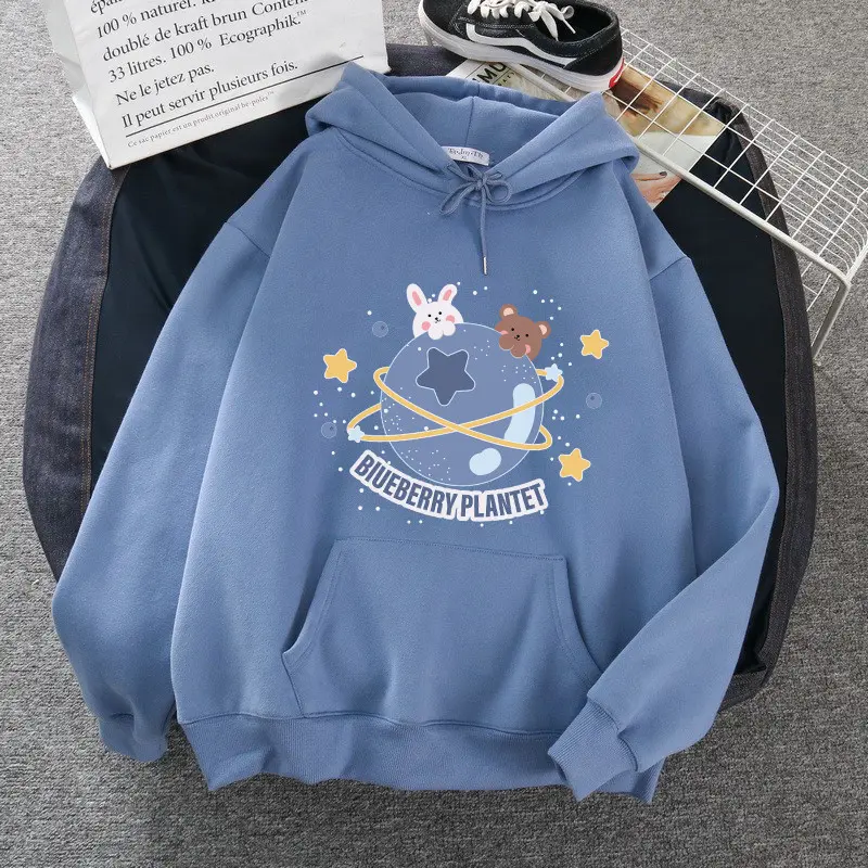 Áo Khoác Hoodie BIUEBERRY Nam Nữ Chất Nỉ Bông Dày Dặn Unisex