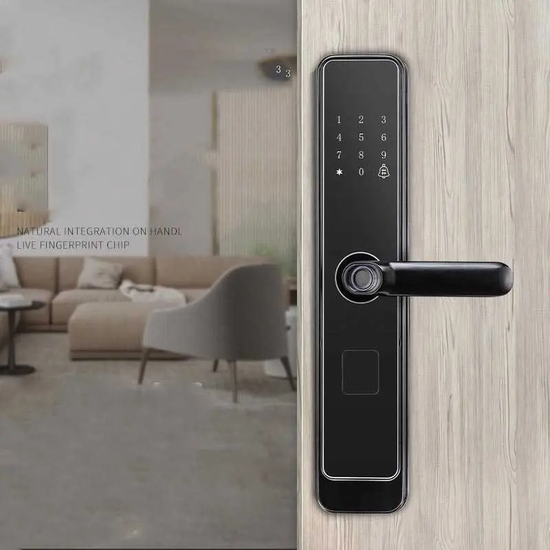[COD] Smart Door Lock Bluetooth Password Fingerprint Card Layar Sentuh Sensor Sidik Jari Aman Akurat