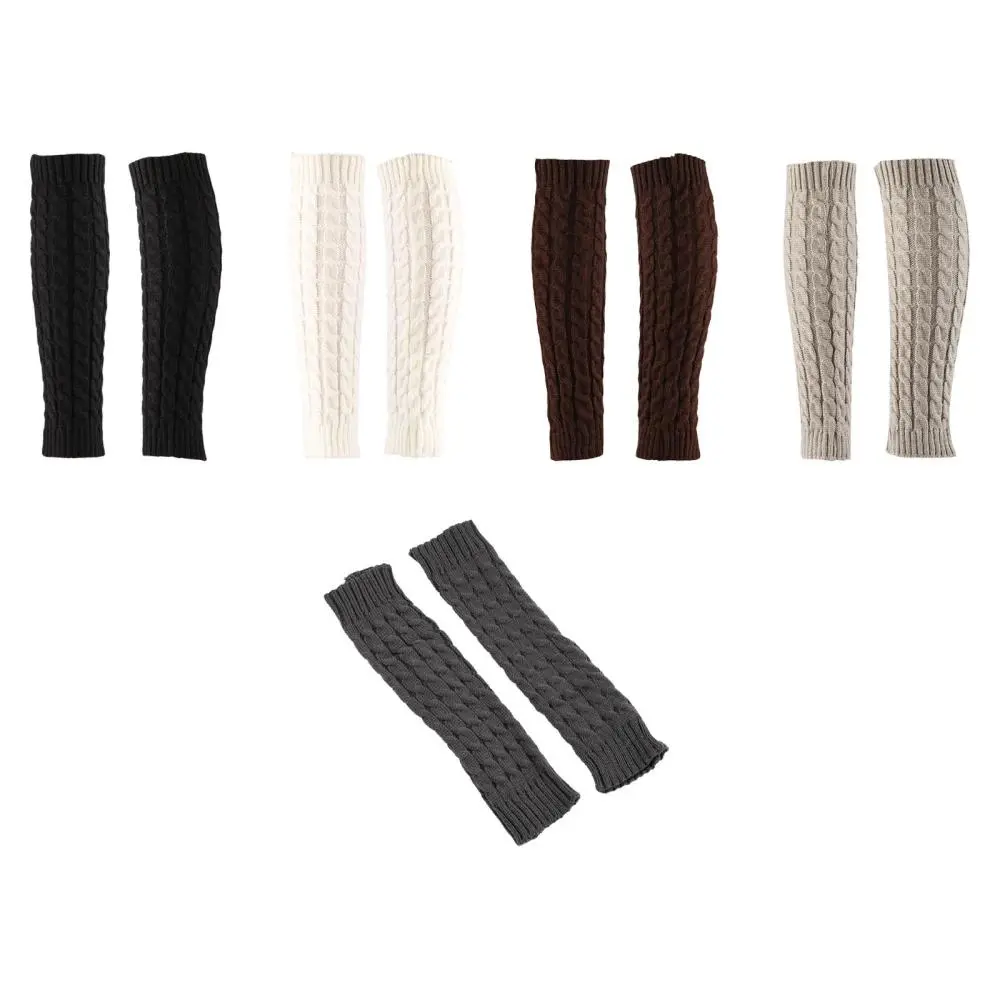 Women Leg Warmers Boot Covers Warm Footless Socks Winter Knitted Socks Boot Stockings for Office Walking Party Outdoor Home Womenswear Lingerie