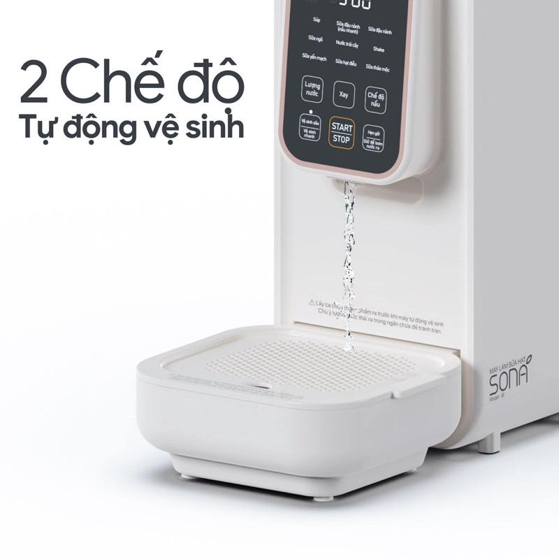 [Ca thủy tinh] Máy Làm Sữa Hạt Tự Động 2GOOD SONA I8 (1,2 Lít) - Tự Động Nấu, Tự Động Vệ Sinh, Khử Sạch Vi Khuẩn Và Mùi Thực Phẩm - TALAHA 9