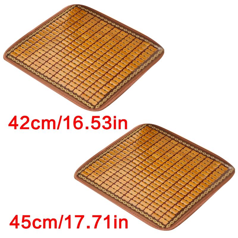 Product Introduction of Refreshing Bamboo Mat 40/45cm For Hot Days Cooling Seats Cushion for Car, Sofa, and Office Seating 0