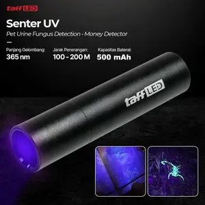 TaffLED Senter UV Pet Urine Fungus Detection Money Detector 365nm - S11-Z - Tinari