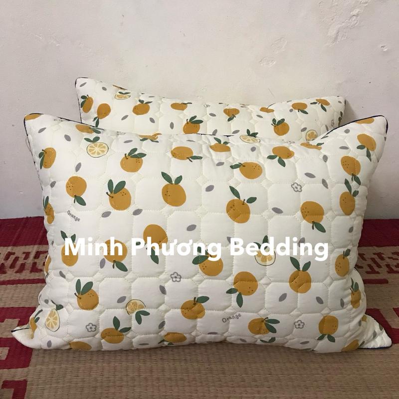 Vỏ gối cotton đũi sơ đậu nành kích thước 45x65cm, có khóa kéo lồng được ruột, vỏ gối nằm Trần bông mềm mịn thoáng mát, đủ mẫu kute, cùng màu bộ ga đũi