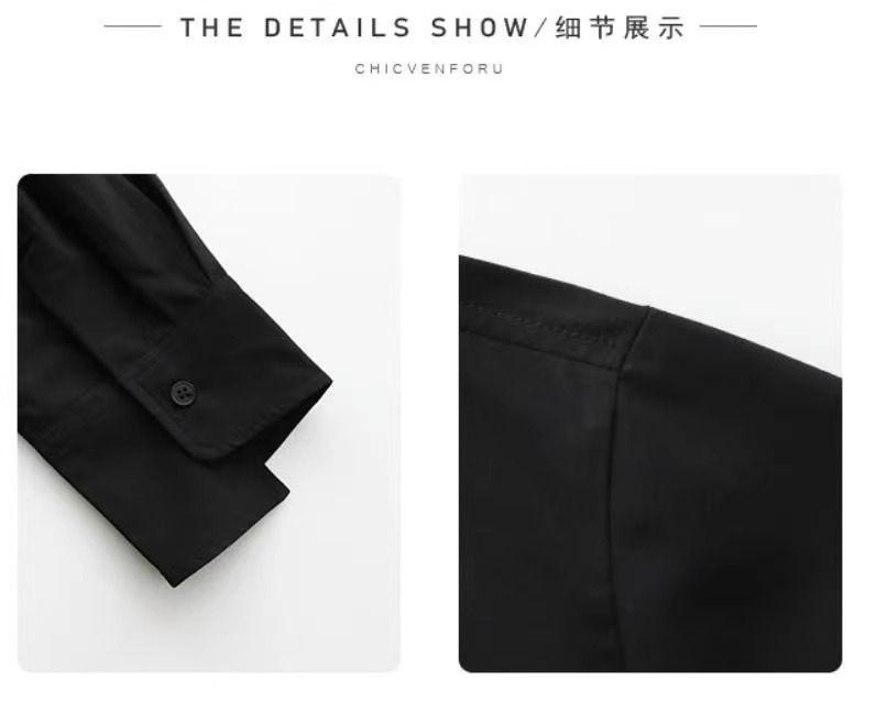 Product Introduction of Áo Sơ Mi Đen, Thiết Kế Phong Cách Yamamoto Yaosi, Phong Cách Unisex, Bộ Cá Tính, Bộ Đầy Đủ, Dành Cho Nam, Năm 2024 5