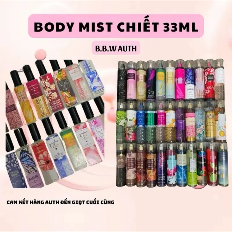 [Chiết 33ml] body mist hương nước hoa chính hãng