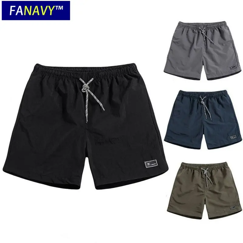 Fanavy-shorts men men shorts casual short pants men sports shorts drawstring shorts men's clothing